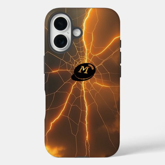 Elektrische Lightning Web in Storm Case-Mate iPhone Case (Achterkant)