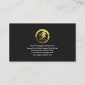 Elektrische Lijst met rode draad Visitekaartje (Achterkant)