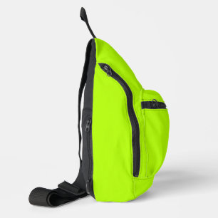 Elektrische lime groene kleur Decor klaar om aan t Sling Bag
