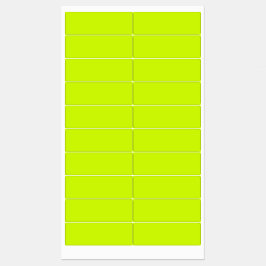 Elektrische Limoen Effen Duidelijke Kleur Labels