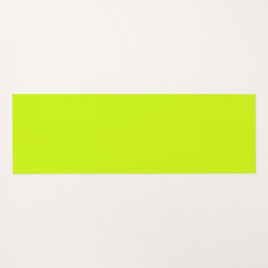 Elektrische Limoen Effen Duidelijke Kleur Yogamat (Achterkant (horizontaal))