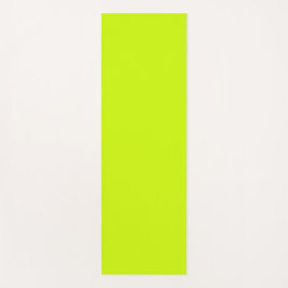 Elektrische Limoen Effen Duidelijke Kleur Yogamat