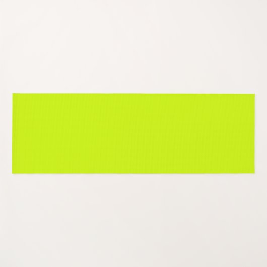 Elektrische Limoen Effen Duidelijke Kleur Yogamat (Voorkant (horizontaal))