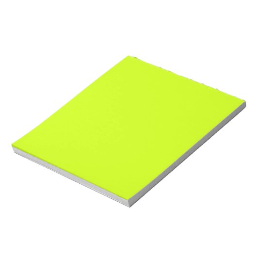 Elektrische Limoen Effen kleur Notitieblok (Linkerzijde)