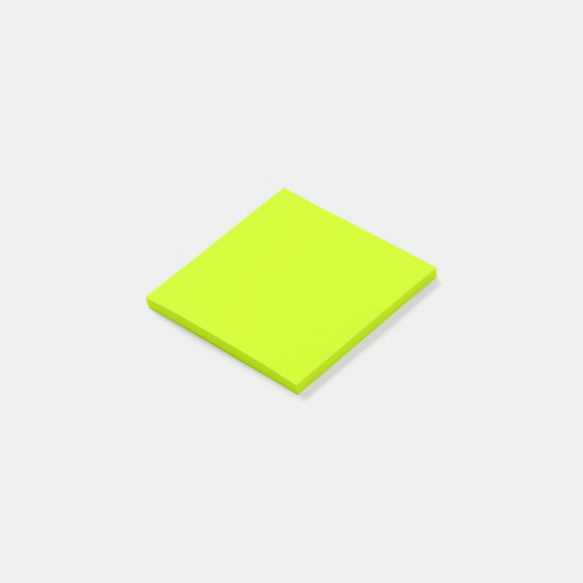 Elektrische Limoen Effen kleur Post-it® Notes (Schuin)