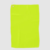 Elektrische Limoen Golfhanddoek (Voorkant)