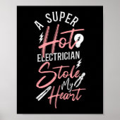 Elektrische Lineman a Super Hot Electricia Stole Poster (Voorkant)