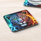 elektrische luipaard bier onderzetter (Linkerzijde)