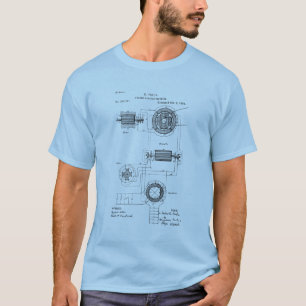 Elektrische machine op tesla dynamo #1 t-shirt