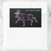 Elektrische machines rechthoekige sticker (Tas)