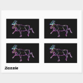 Elektrische machines rechthoekige sticker (Vel)