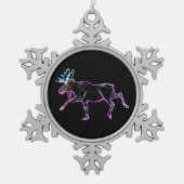 Elektrische machines tin sneeuwvlok ornament (Voorkant)