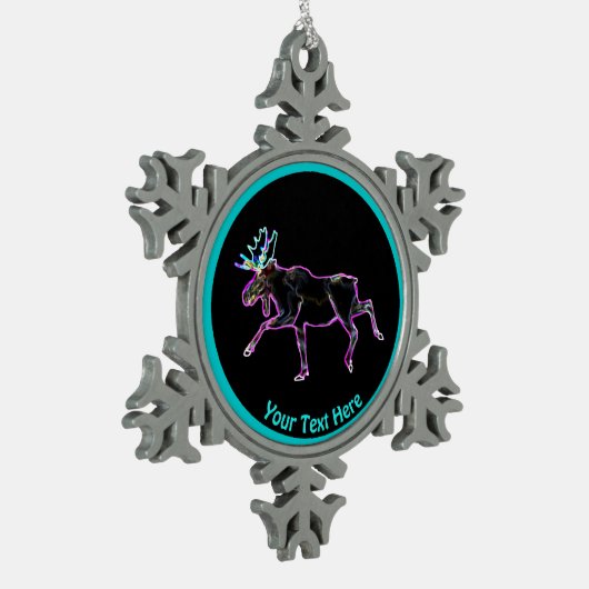 Elektrische machines tin sneeuwvlok ornament (Links)