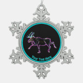 Elektrische machines tin sneeuwvlok ornament (Voorkant)