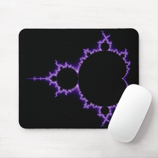 Elektrische Mandelbrot Set Mousepad Muismat (Met muis)