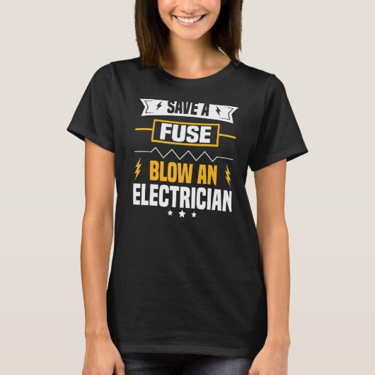 Elektrische Mannen van het Stuff van de elektrisch T-shirt (Voorkant)