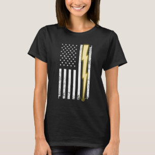 Elektrische Mannen Vrouwen Elektrische Elektrische T-shirt