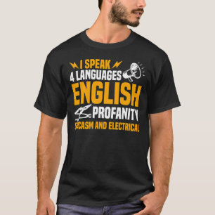 Elektrische Mannen Vrouwen Elektrische Ingenieur H T-shirt