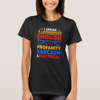Elektrische Mannen Vrouwen Elektrische Ingenieur H T-shirt