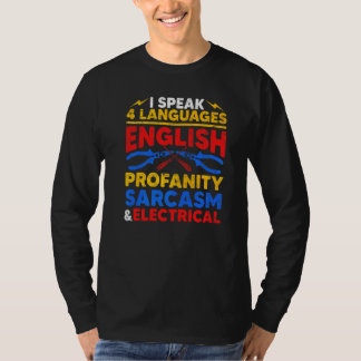 Elektrische Mannen Vrouwen Elektrische Ingenieur H T-shirt