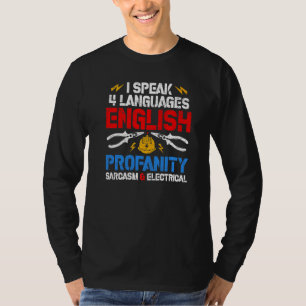 Elektrische Mannen Vrouwen Elektrische Ingenieur H T-shirt