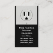 Elektrische moderne verticale Visitekaartjes (Voorkant)