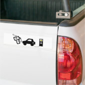 Elektrische moord bumpersticker (Op Truck)