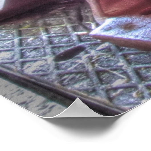 Elektrische motorafbraak. poster (Hoek)