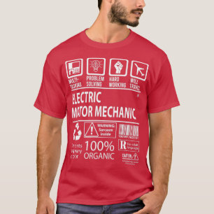 Elektrische motorische multitasking-gecertificeerd t-shirt