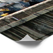 elektrische "muiltjes", Pedro Miguel Locks, Panama Poster (Hoek)