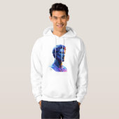 elektrische muze hoodie (Voorkant volledig)