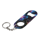 Elektrische Neon Bloem Radiantie Mini Flessenopener (Voorkant Gekanteld)