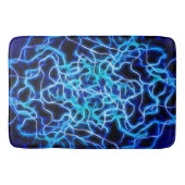 Elektrische neon Blue Tesla Coil Lightning Badmat (Voorkant)