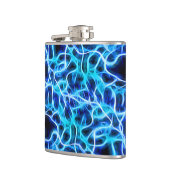 Elektrische neon Blue Tesla Coil Lightning Heupfles (Links)