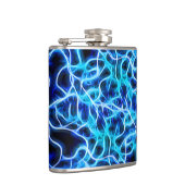 Elektrische neon Blue Tesla Coil Lightning Heupfles (Rechts)