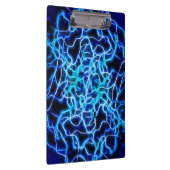 Elektrische neon Blue Tesla Coil Lightning Klembord (Rechts)