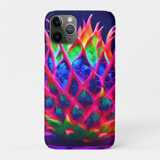 Elektrische Neon Dragon Fruit Case-Mate iPhone Case (Achterkant)