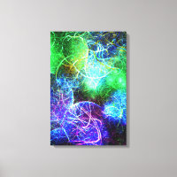 Elektrische Neon Energie Fractale Kunst
