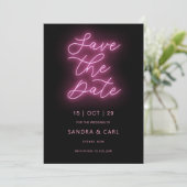 Elektrische Neon Glow Light bespaart de datum Kaart (Staand voorkant)