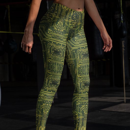 Elektrische Neon Gold-Leggings - Koel Leggings