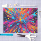 Elektrische neonexplosie tissuepapier (Craft)