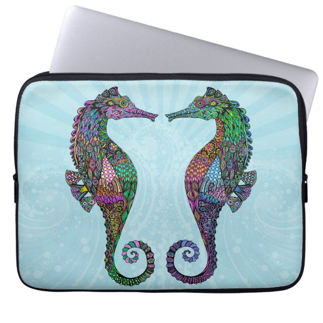 Elektrische neopreen laptophoes laptop sleeve (Voorkant)