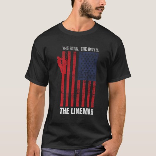 Elektrische Nut Lineman Ontwerp voor Lineworker EE T-shirt (Voorkant)