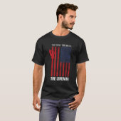 Elektrische Nut Lineman Ontwerp voor Lineworker EE T-shirt (Voorkant volledig)