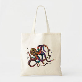 Elektrische octopus-Canvas tas