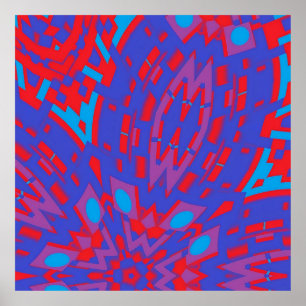 Elektrische octopus - Ken Gage Art Poster