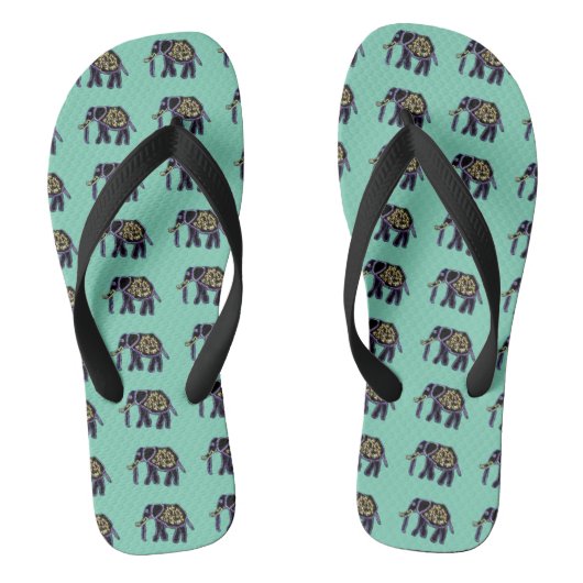 Elektrische olifanten teenslippers (Voetbed)