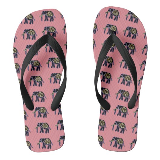 Elektrische olifanten teenslippers (Voetbed)