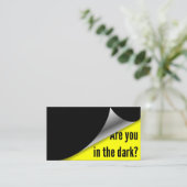 Elektrische onderneming — elektricien — Bolt Visitekaartje (Staand voorkant)