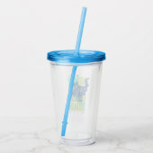 Elektrische oprit met Typografie Acryl Drinkbeker (Achterkant)